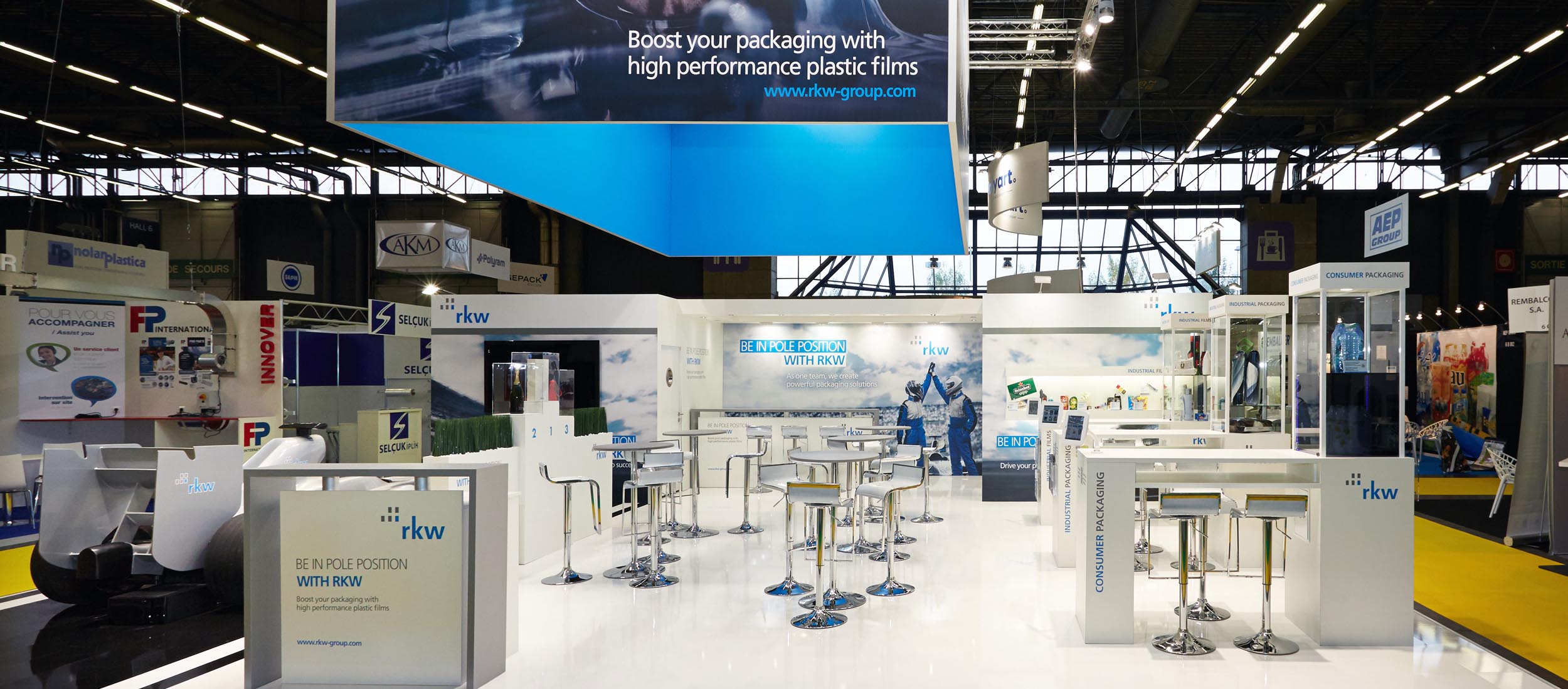 Textildruck Aluminium Spannrahmen Messebau