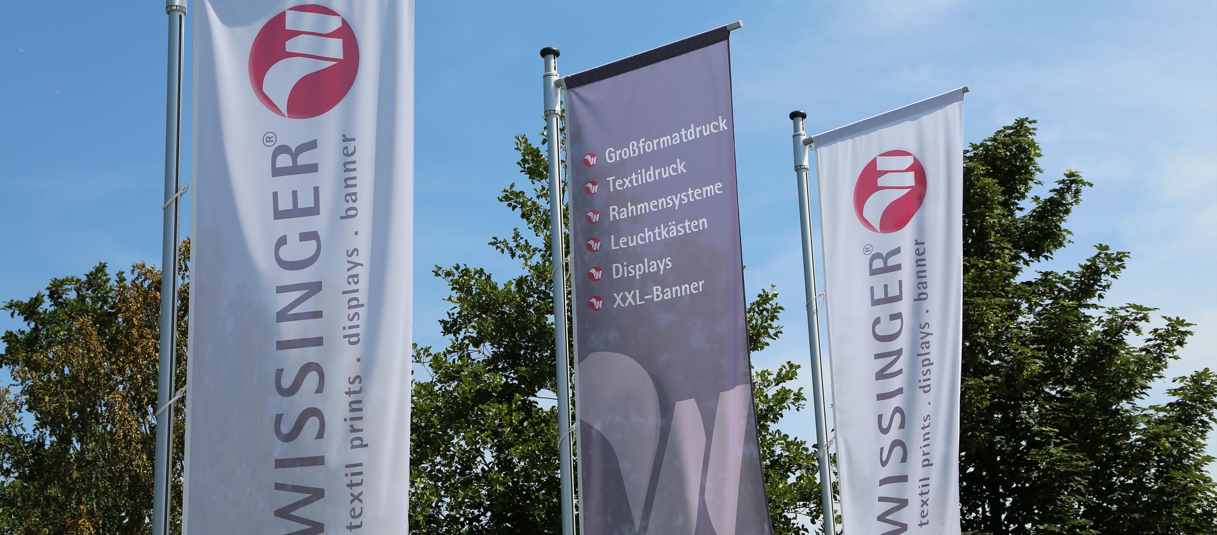 Fahnen Fahnendruck Wissinger Hissfahnen