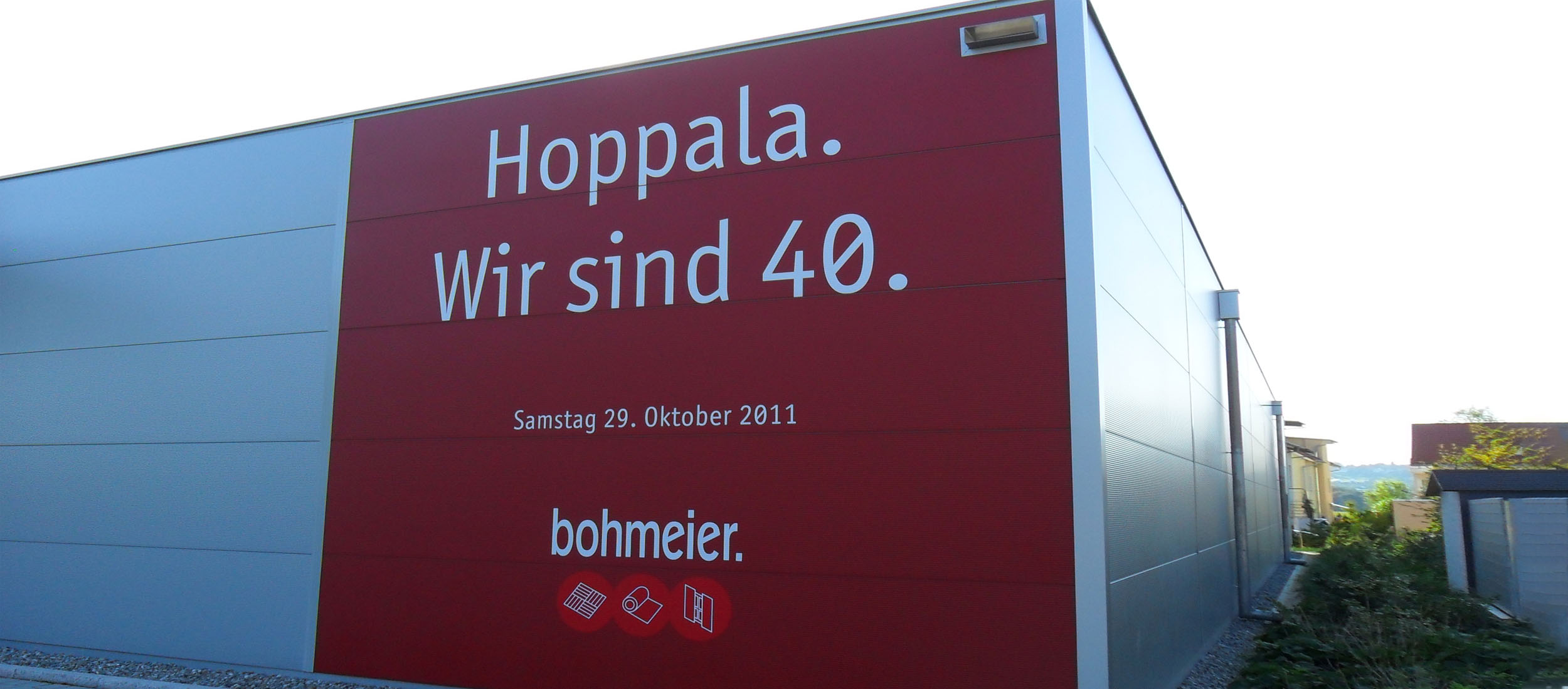 Fassadenbanner PVC Druck